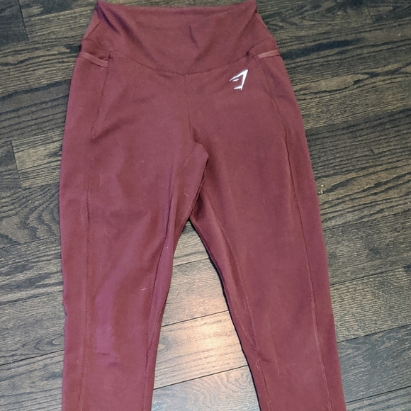 Gymshark Dreamy Maroon High Rise Leggings 💕 - Picture 4 of 5